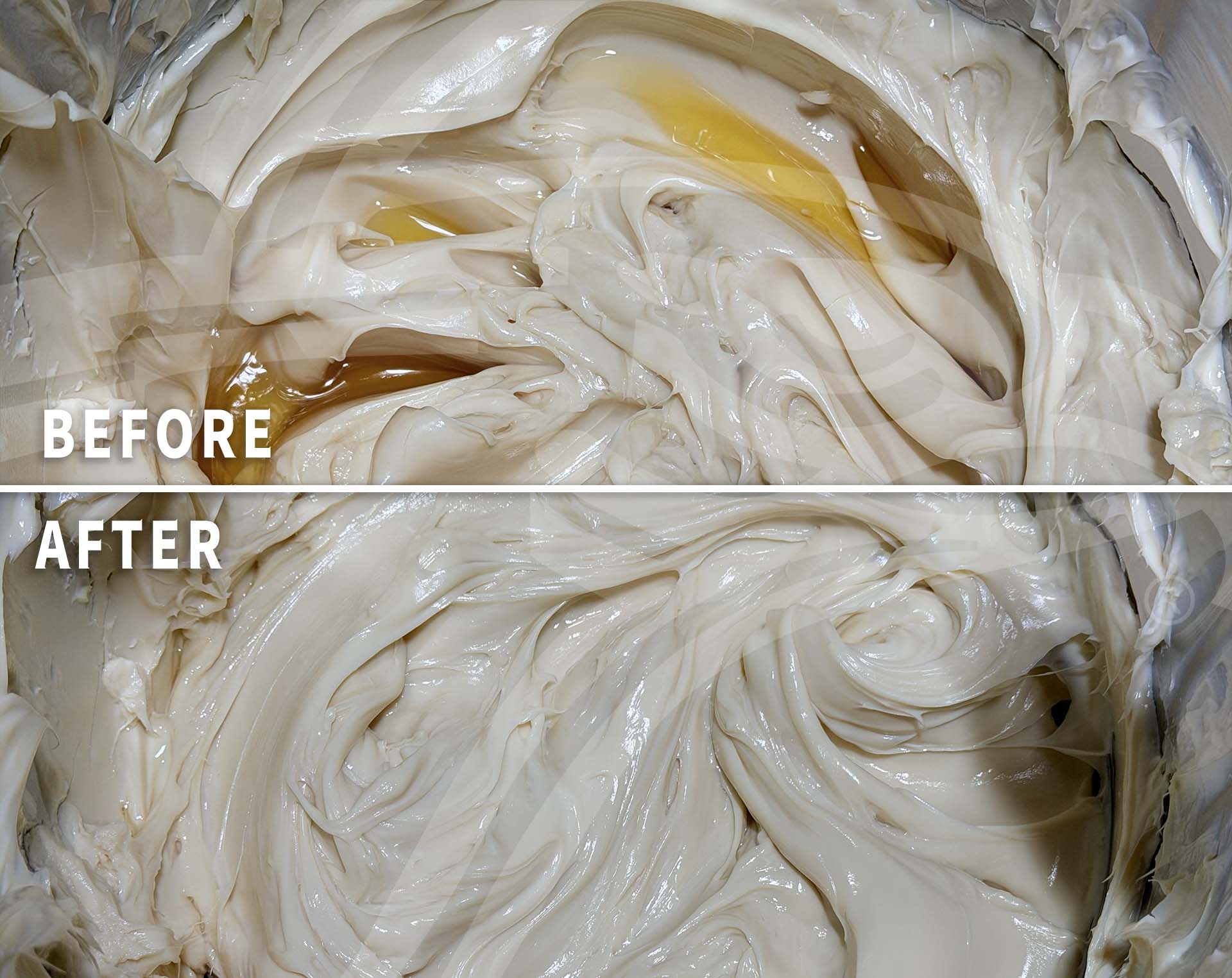 oil separation before after